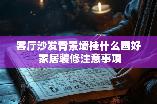 客厅沙发背景墙挂什么画好 家居装修注意事项