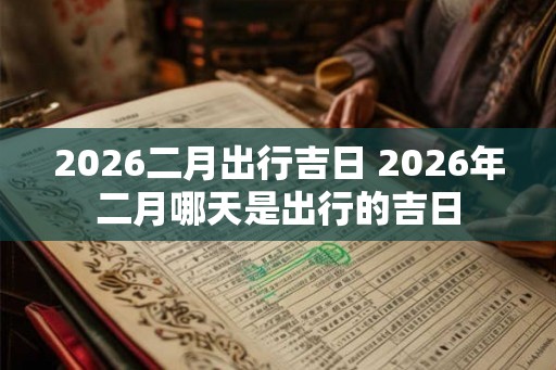 2026二月出行吉日 2026年二月哪天是出行的吉日