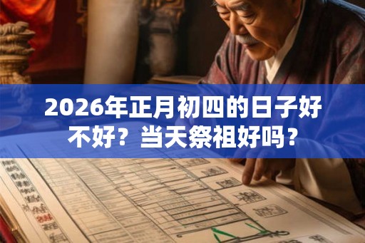 2026年正月初四的日子好不好？当天祭祖好吗？