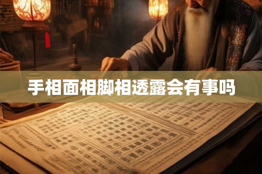 手相面相脚相透露会有事吗