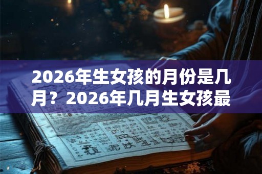 2026年生女孩的月份是几月？2026年几月生女孩最好？