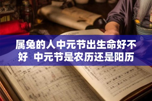 属兔的人中元节出生命好不好  中元节是农历还是阳历