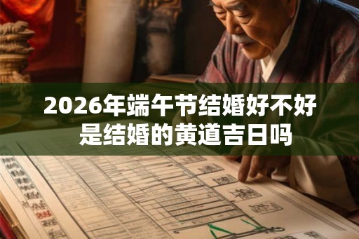 2026年端午节结婚好不好  是结婚的黄道吉日吗