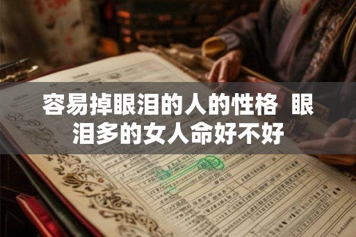 容易掉眼泪的人的性格  眼泪多的女人命好不好