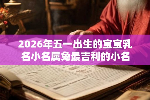 2026年五一出生的宝宝乳名小名属兔最吉利的小名