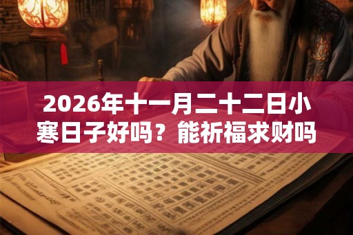 2026年十一月二十二日小寒日子好吗？能祈福求财吗？