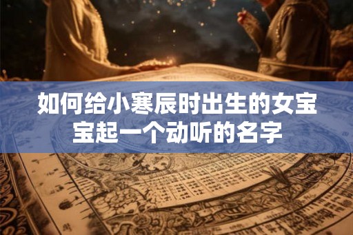 如何给小寒辰时出生的女宝宝起一个动听的名字