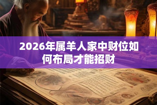 2026年属羊人家中财位如何布局才能招财 2026年属羊人家中财位如何布局才能招财