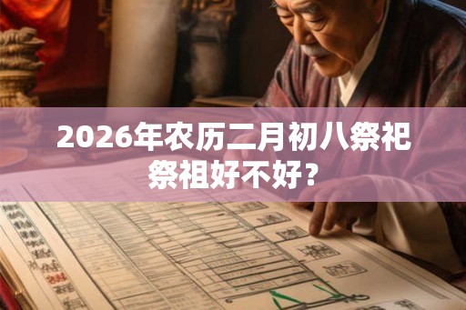 2026年农历二月初八祭祀祭祖好不好？