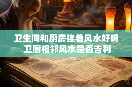 卫生间和厨房挨着风水好吗 卫厨相邻风水是否吉利