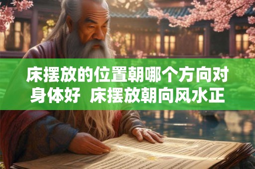床摆放的位置朝哪个方向对身体好  床摆放朝向风水正确图