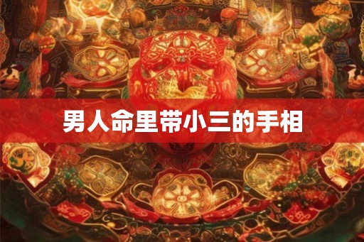 男人命里带小三的手相