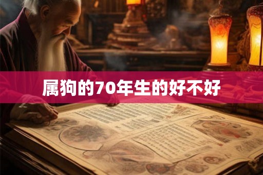 属狗的70年生的好不好