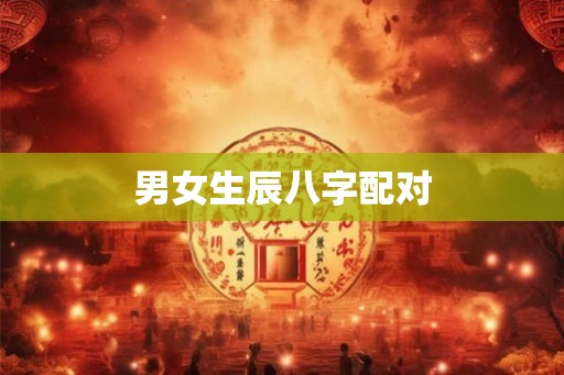 男女生辰八字配对