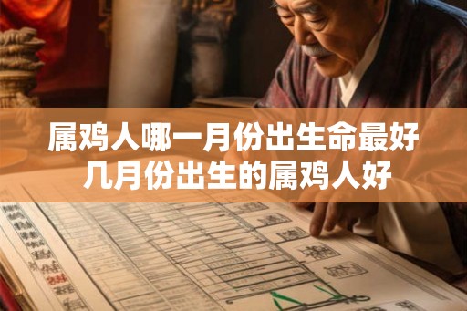 属鸡人哪一月份出生命最好 几月份出生的属鸡人好