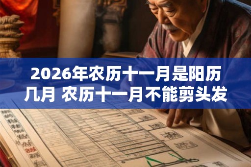 2026年农历十一月是阳历几月 农历十一月不能剪头发