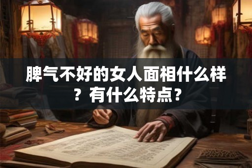脾气不好的女人面相什么样？有什么特点？