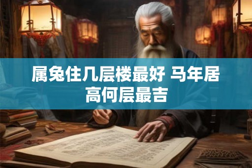 属兔住几层楼最好 马年居高何层最吉