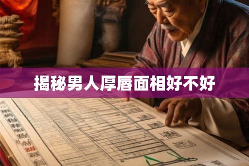 揭秘男人厚唇面相好不好