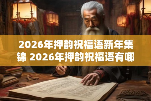 2026年押韵祝福语新年集锦 2026年押韵祝福语有哪些 2026年押韵祝福语新年集锦 2026年押韵祝福语有哪些