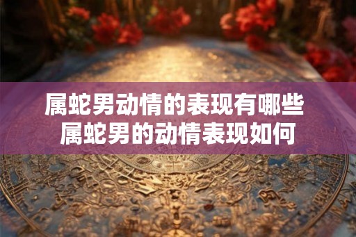 属蛇男动情的表现有哪些 属蛇男的动情表现如何 属蛇男动情的表现有哪些 属蛇男的动情表现如何