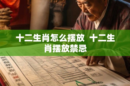 十二生肖怎么摆放  十二生肖摆放禁忌