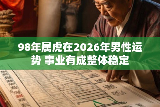 98年属虎在2026年男性运势 事业有成整体稳定