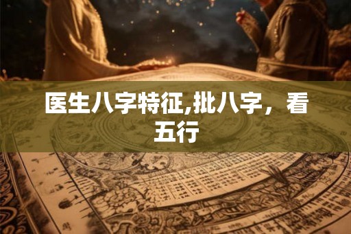 医生八字特征,批八字，看五行