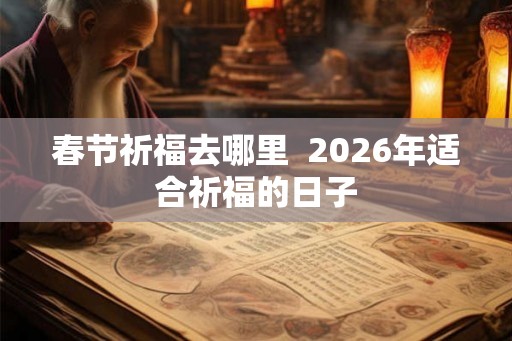 春节祈福去哪里  2026年适合祈福的日子