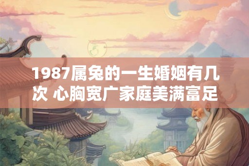 1987属兔的一生婚姻有几次 心胸宽广家庭美满富足