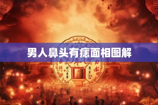 男人鼻头有痣面相图解