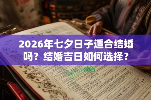 2026年七夕日子适合结婚吗？结婚吉日如何选择？