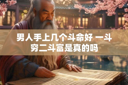 男人手上几个斗命好 一斗穷二斗富是真的吗 男人手上几个斗命好 一斗穷二斗富是真的吗