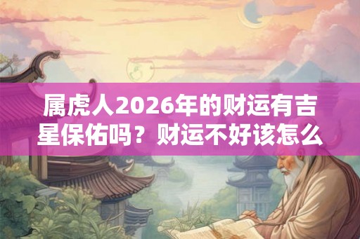 属虎人2026年的财运有吉星保佑吗？财运不好该怎么办？