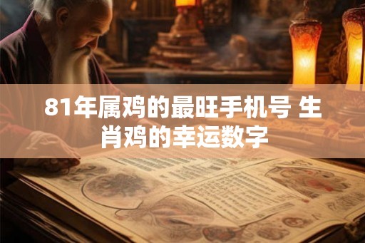 81年属鸡的最旺手机号 生肖鸡的幸运数字