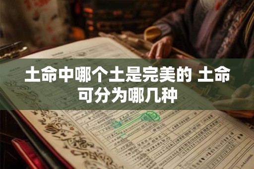 土命中哪个土是完美的 土命可分为哪几种