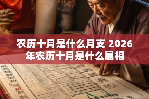 农历十月是什么月支 2026年农历十月是什么属相 农历十月是什么月支 2026年农历十月是什么属相