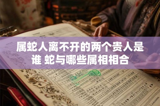 属蛇人离不开的两个贵人是谁 蛇与哪些属相相合