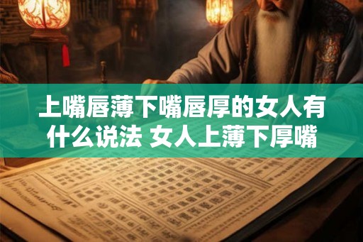 上嘴唇薄下嘴唇厚的女人有什么说法 女人上薄下厚嘴唇有什么含义