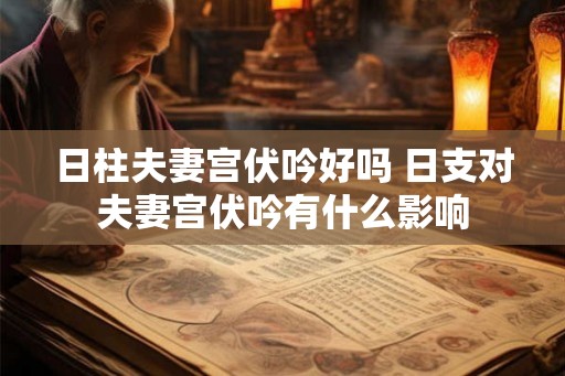 日柱夫妻宫伏吟好吗 日支对夫妻宫伏吟有什么影响 日柱夫妻宫伏吟好吗 日支对夫妻宫伏吟有什么影响