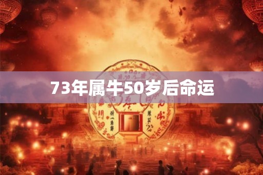 73年属牛50岁后命运