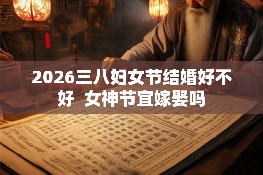 2026三八妇女节结婚好不好  女神节宜嫁娶吗