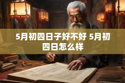 5月初四日子好不好 5月初四日怎么样