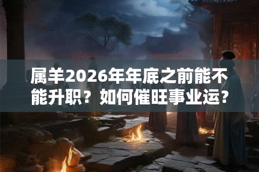 属羊2026年年底之前能不能升职？如何催旺事业运？