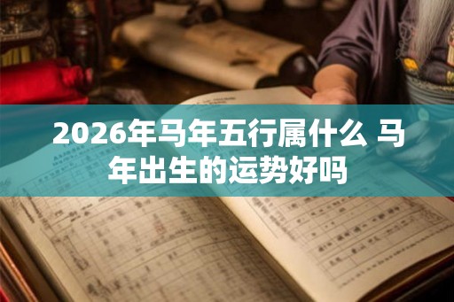 2026年马年五行属什么 马年出生的运势好吗