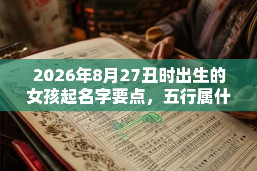 2026年8月27丑时出生的女孩起名字要点，五行属什么