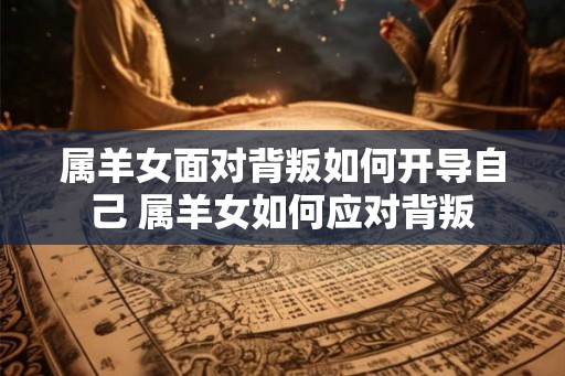 属羊女面对背叛如何开导自己 属羊女如何应对背叛