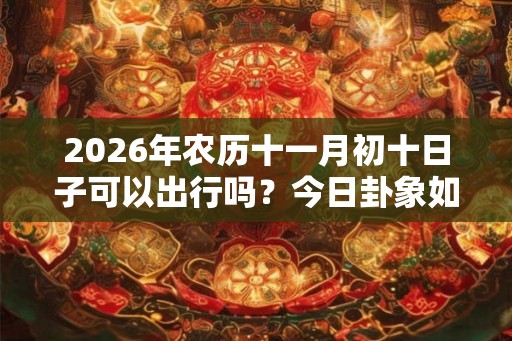 2026年农历十一月初十日子可以出行吗？今日卦象如何？
