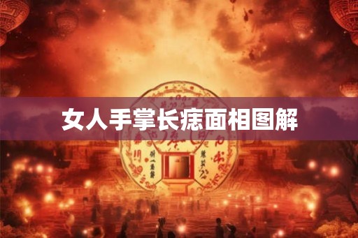 女人手掌长痣面相图解