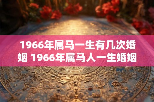 1966年属马一生有几次婚姻 1966年属马人一生婚姻运势